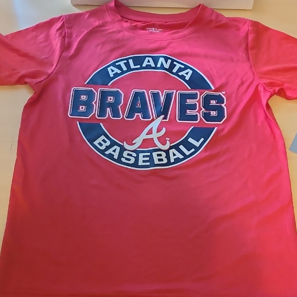 Genuine Merchandise Red Atlanta Braves Kids Tee